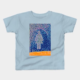 Pink Lady Orange Kids T-Shirt